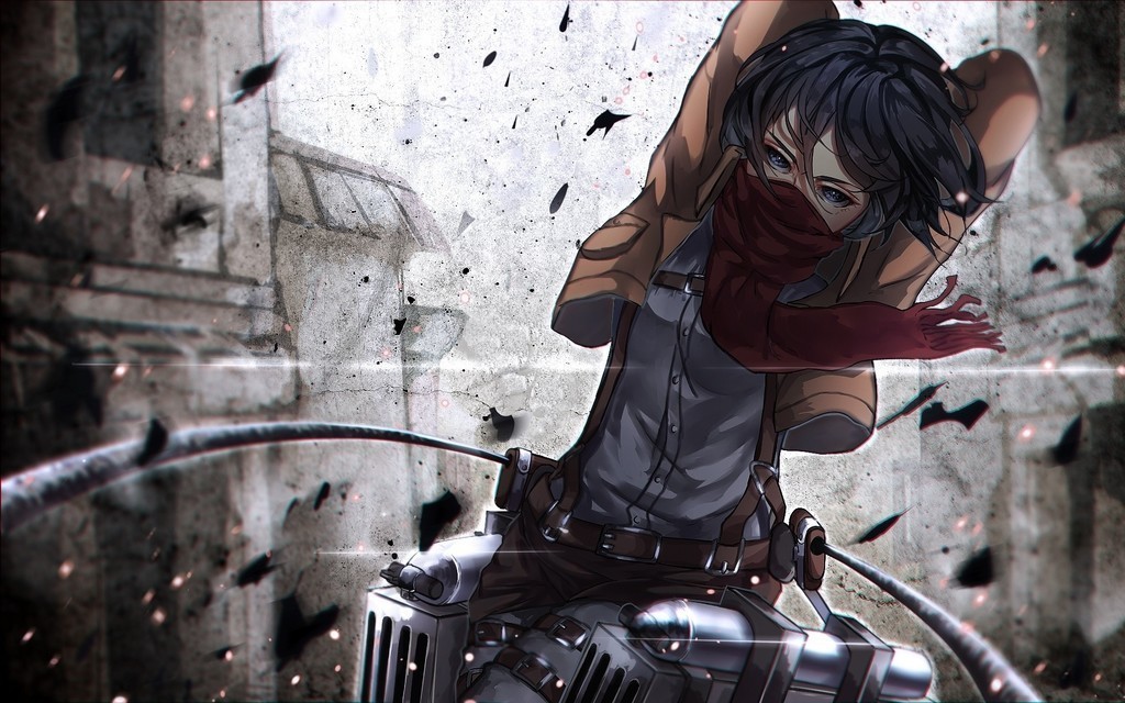 Mikasa Ackerman, Attack On Titan, And Anime Image - Attack On Titan Mikasa Wallpaper Hd - HD Wallpaper 