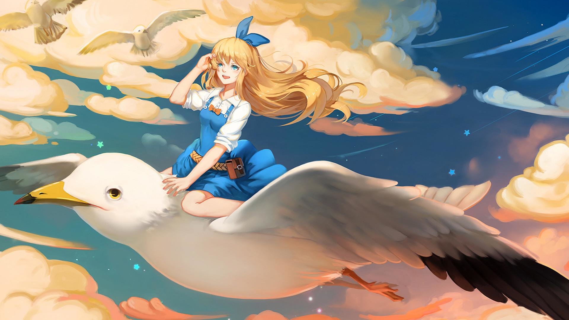 Free Download Alice In Wonderland Anime Wallpaper Id - Wall Decal - HD Wallpaper 