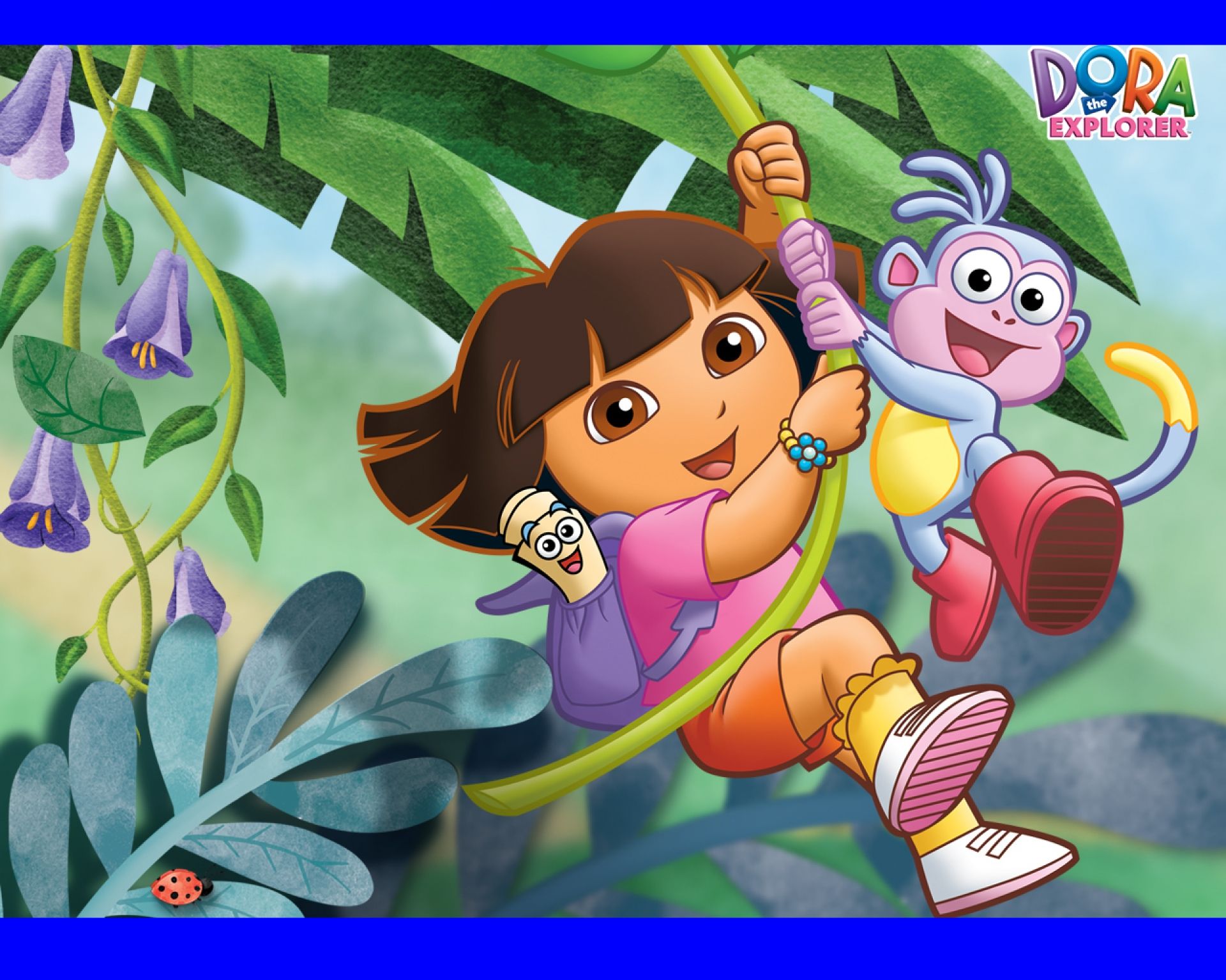 Dora The Explorer Background - HD Wallpaper 