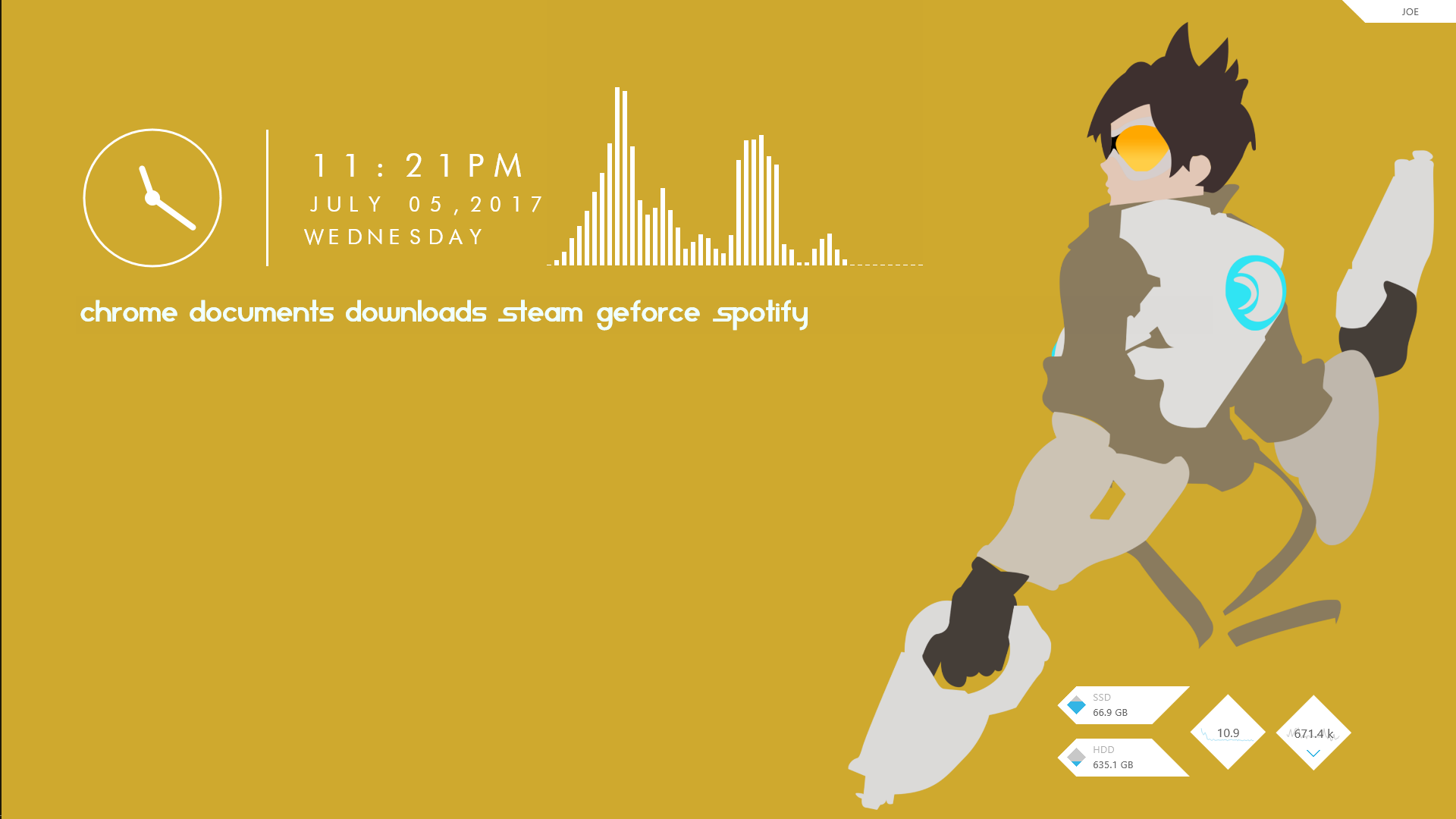 Rainmeter Tracer - HD Wallpaper 