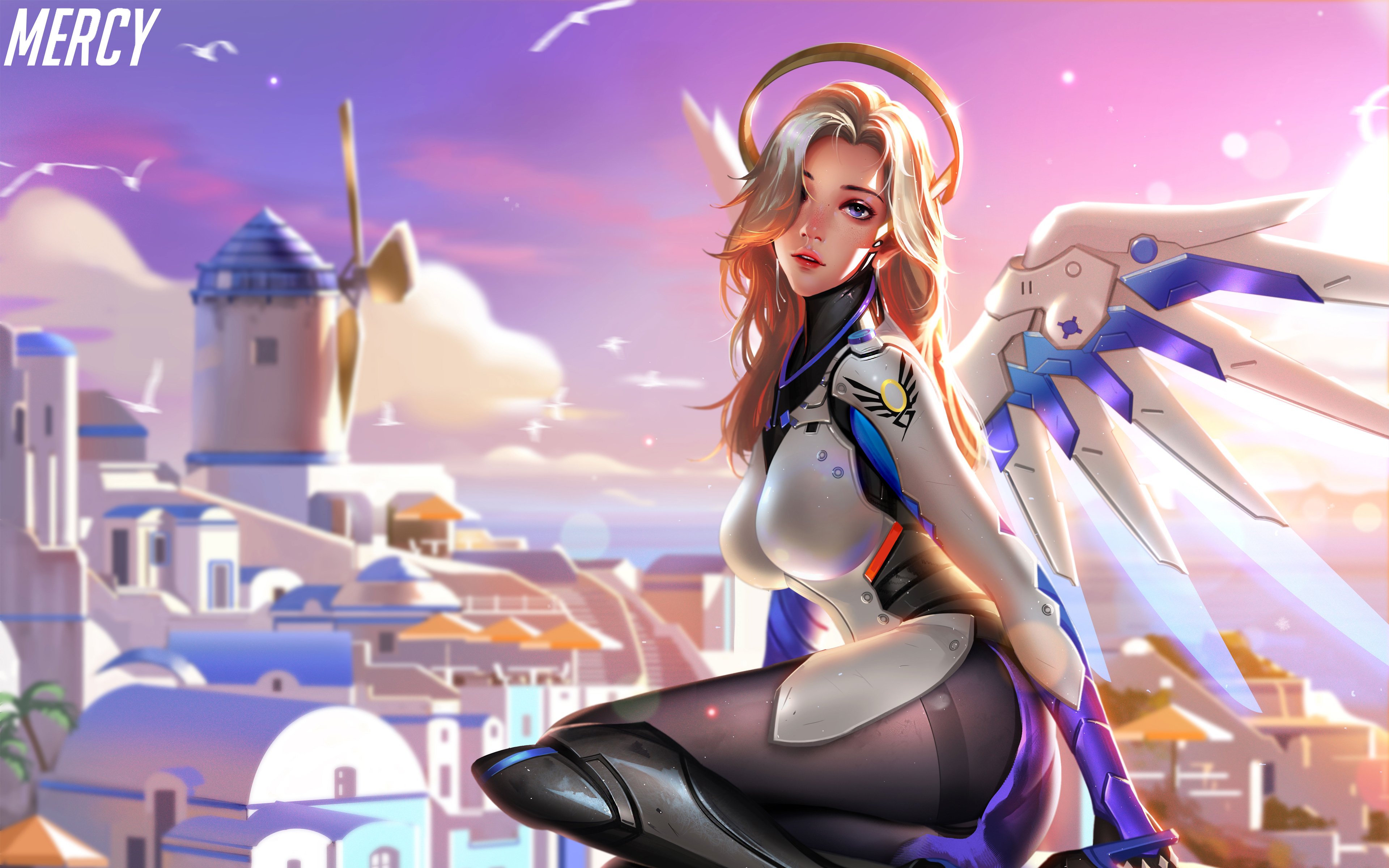 Mercy Overwatch Wallpaper 4k - HD Wallpaper 
