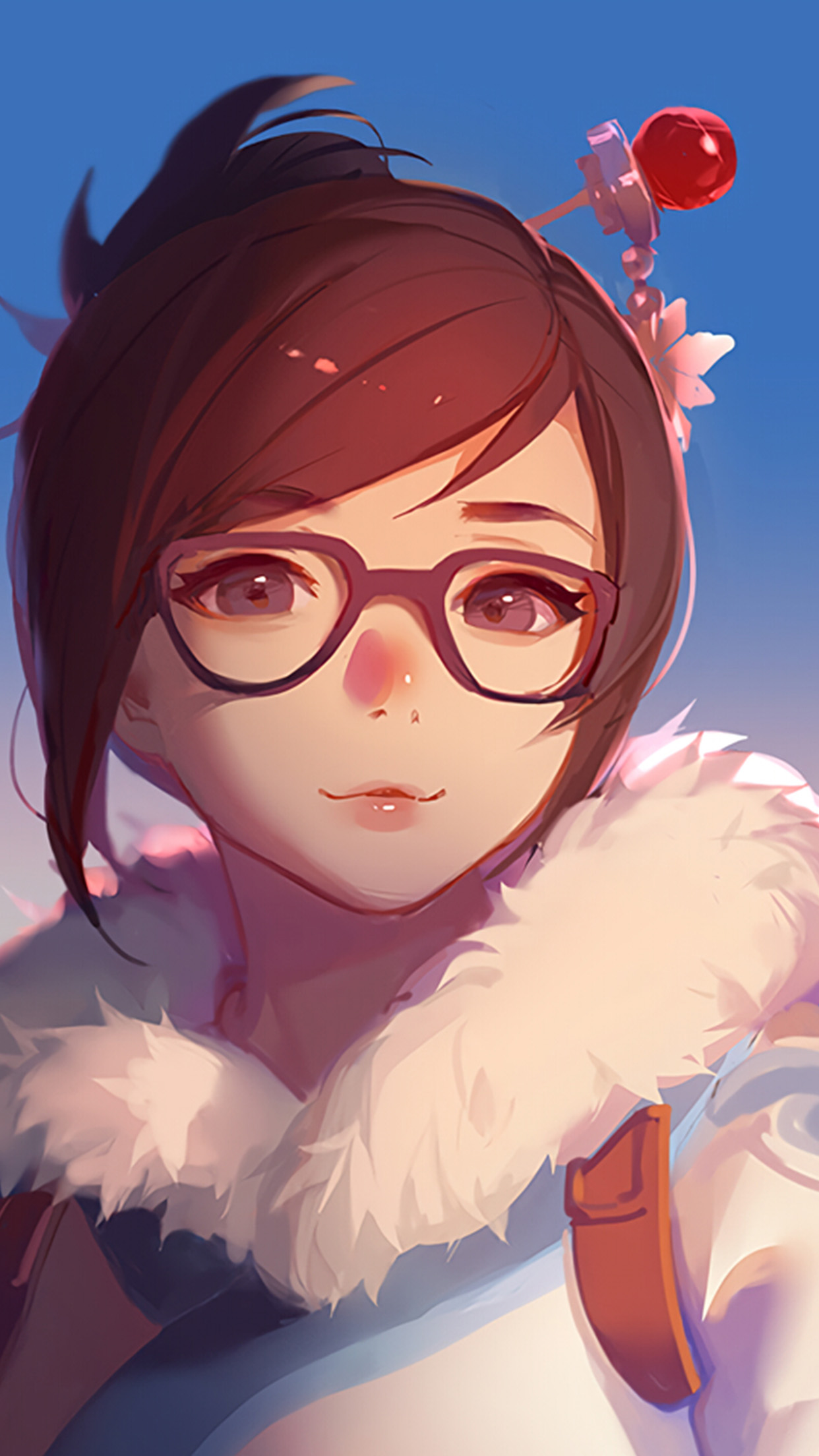 Iphone Overwatch Wallpapers Mei - HD Wallpaper 