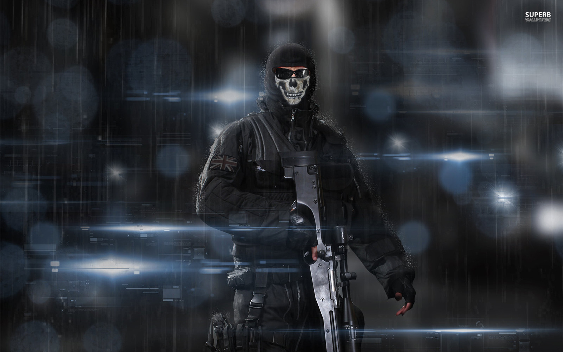 Ghost Call Of Duty - HD Wallpaper 