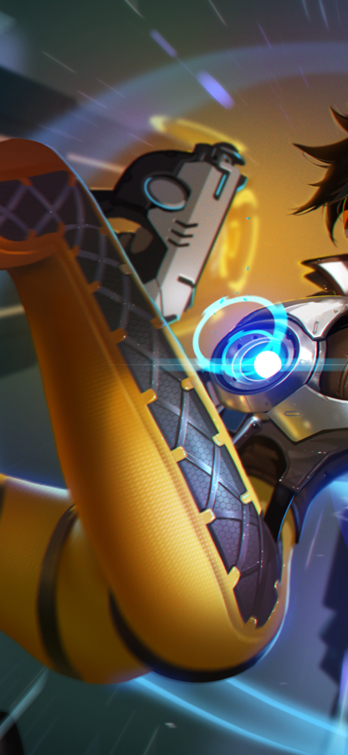 Overwatch, Tracer, Bodysuit, Guns - HD Wallpaper 