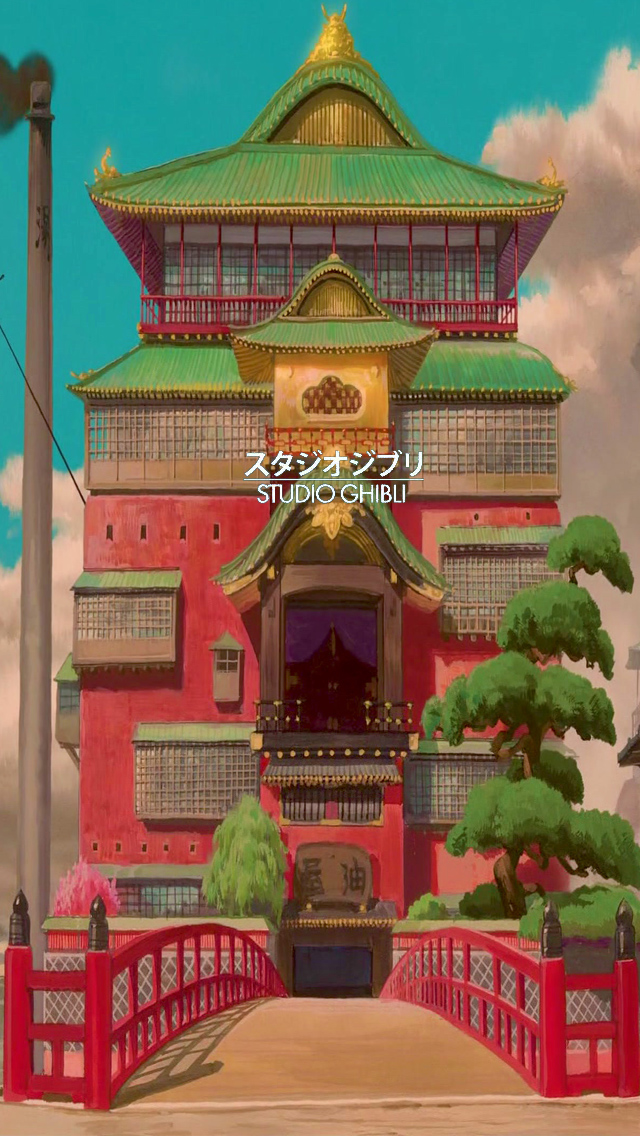 Anime Wallpaper Studio Ghibli Iphone - HD Wallpaper 