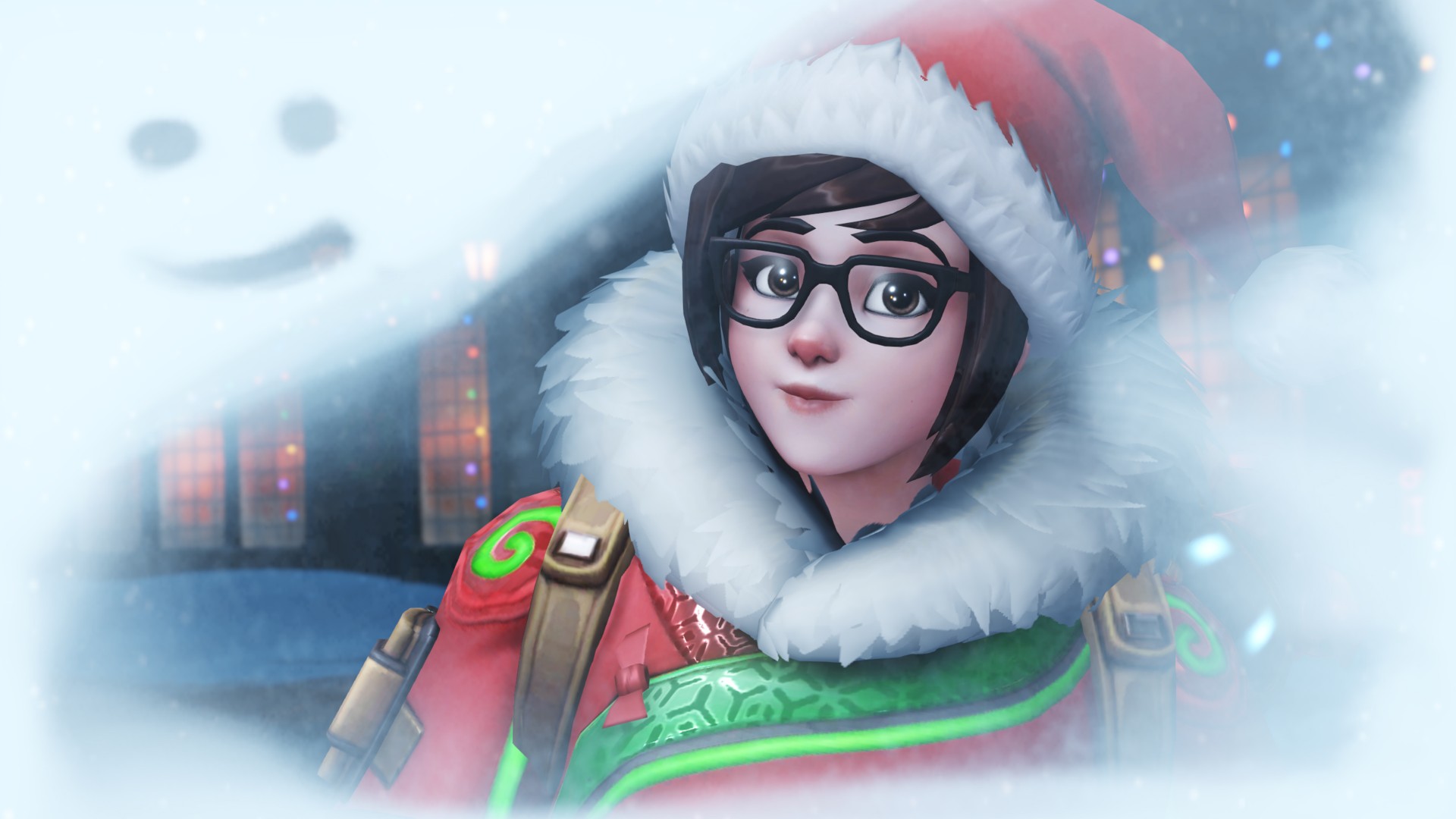 Mei Overwatch Winter Wonderland - Overwatch Winter Wonderland 2017 - HD Wallpaper 