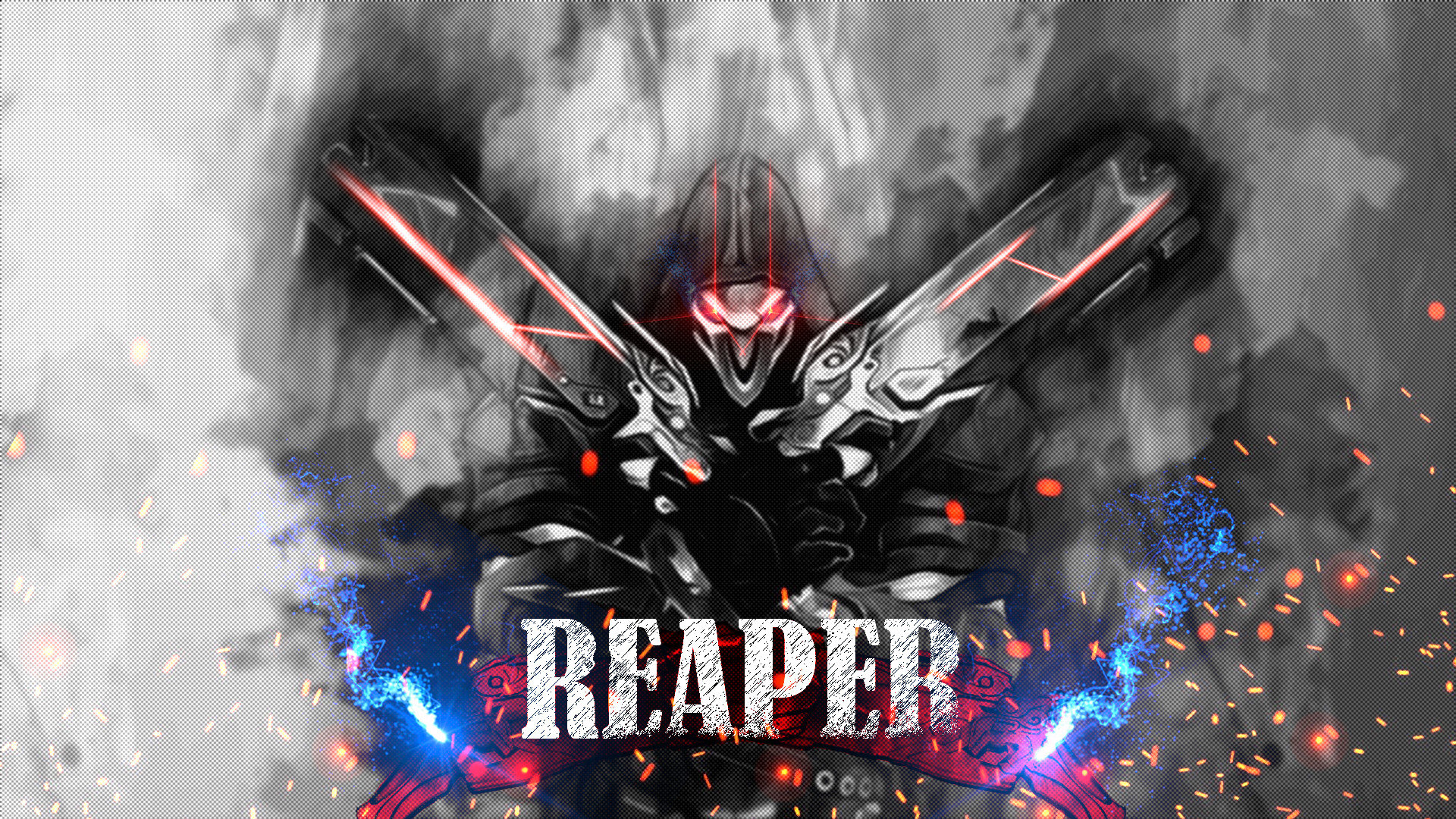 Best Reaper Wallpaper Id - Overwatch Wallpaper 1920x1080 Reaper - HD Wallpaper 