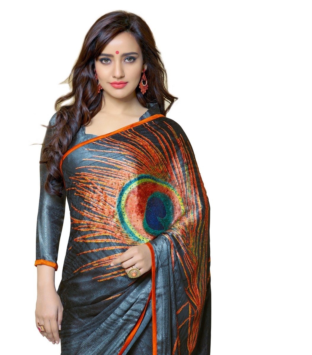 Neha Sharma In Saree Images On Hd Wallpaper - Neha Sharma Full Hd - HD Wallpaper 