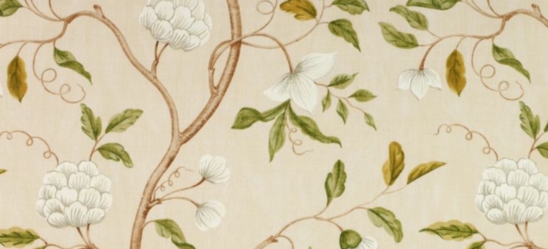 Colefax & Fowler Snow Tree Cream - Colefax And Fowler Snow Tree Fabric - HD Wallpaper 