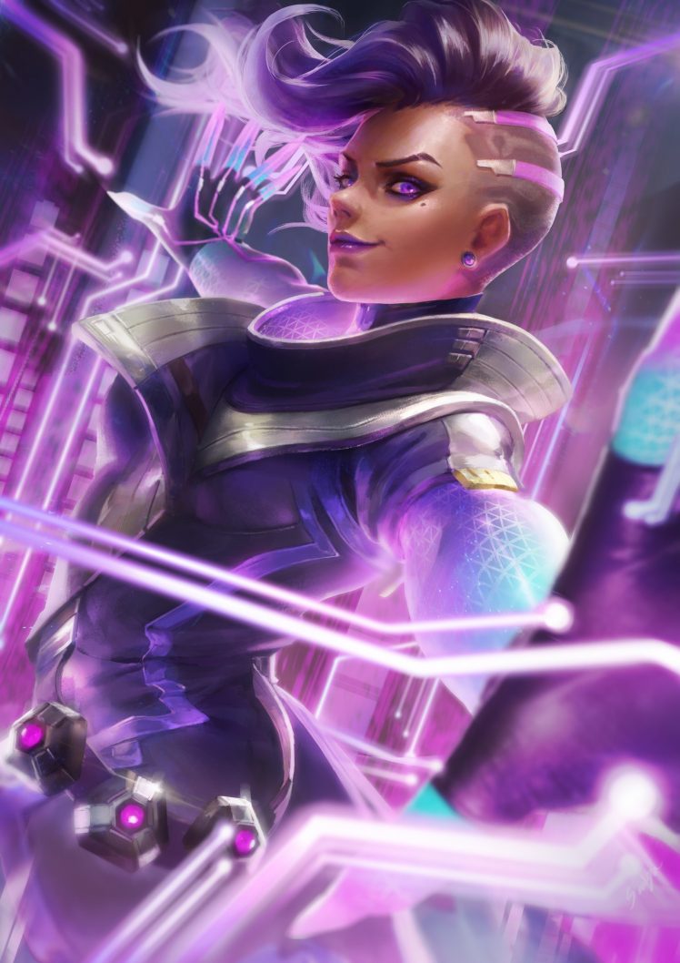 Sombra Overwatch - HD Wallpaper 