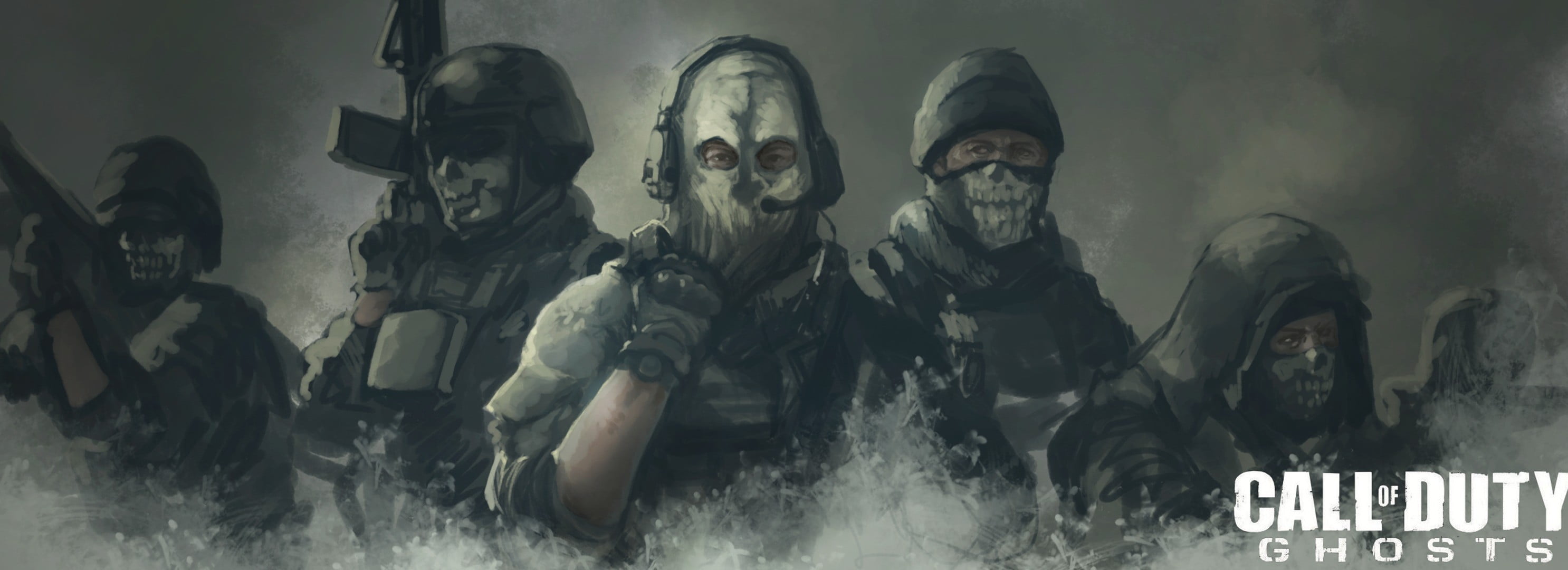 Call Of Duty Ghosts Art - 2972x1080 Wallpaper 