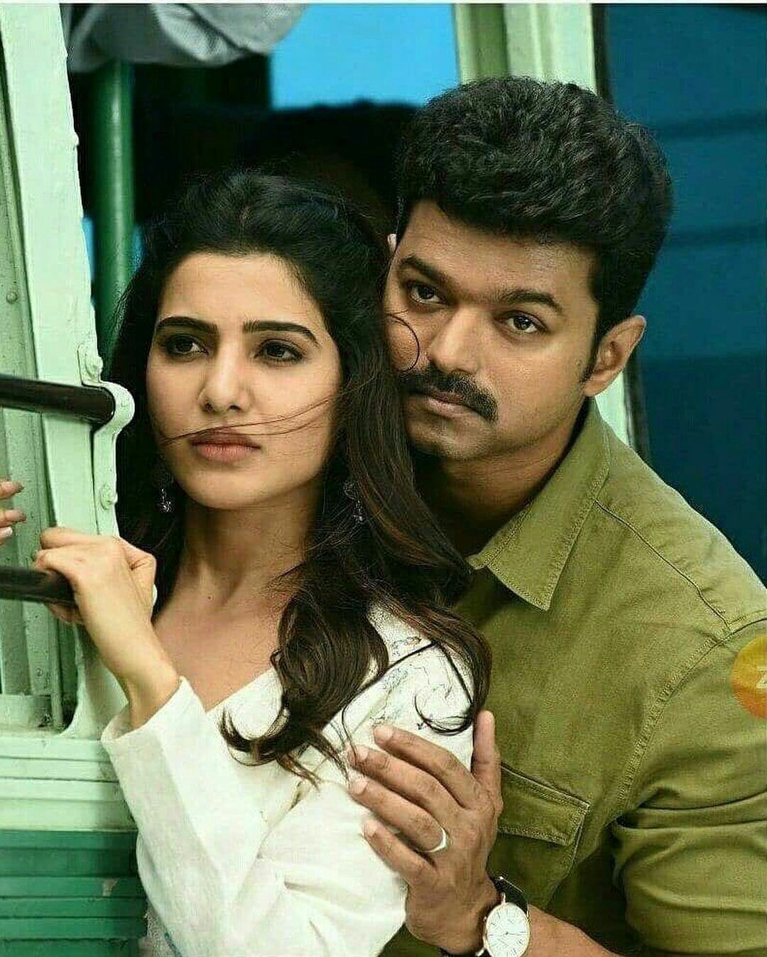 Actor Vijay And Samantha - 1080x1348 Wallpaper Actor Vijay And Samantha - 1080x1348 Wallpaper