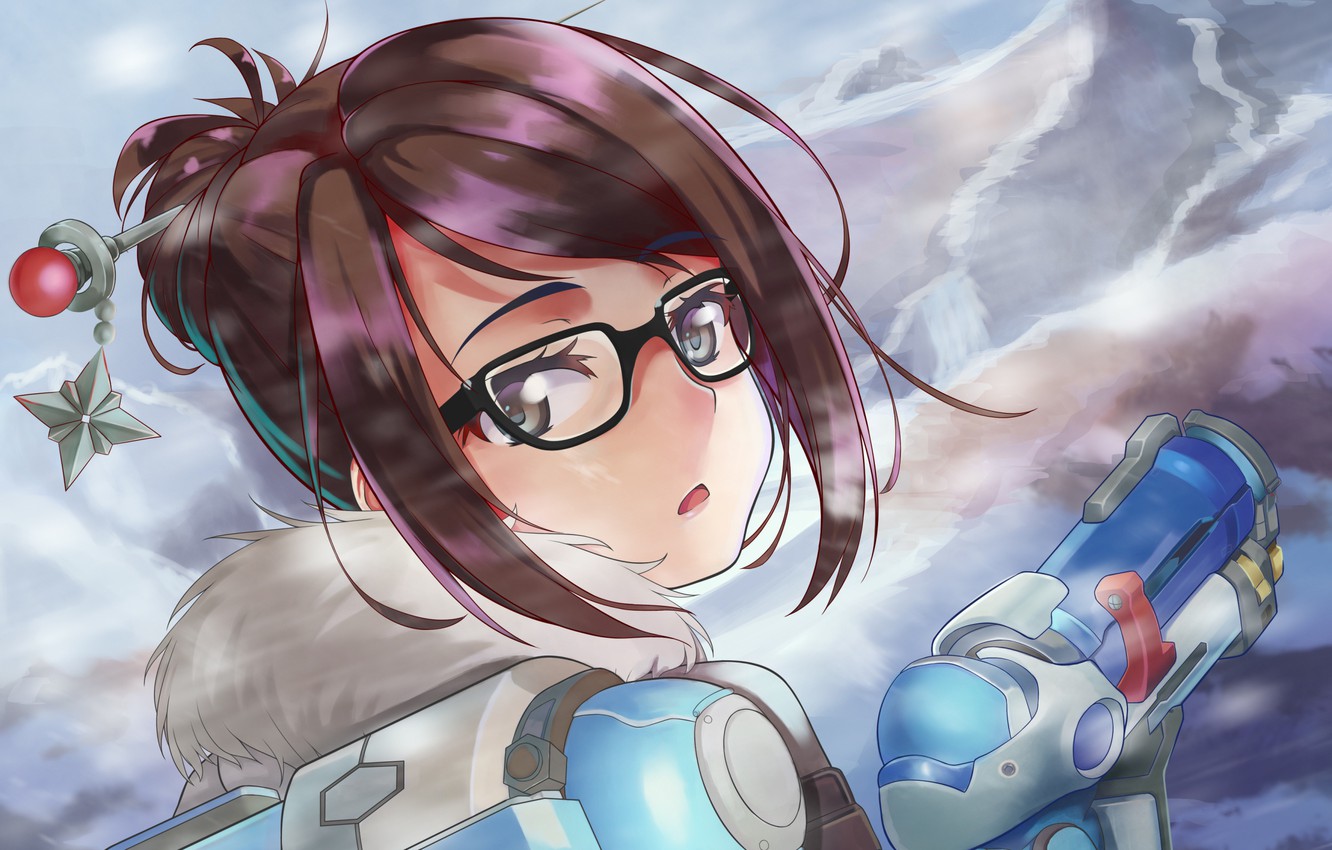 Photo Wallpaper Game, Blizzard Entertainment, Mei, - Mei Overwatch Anime Mei - HD Wallpaper 