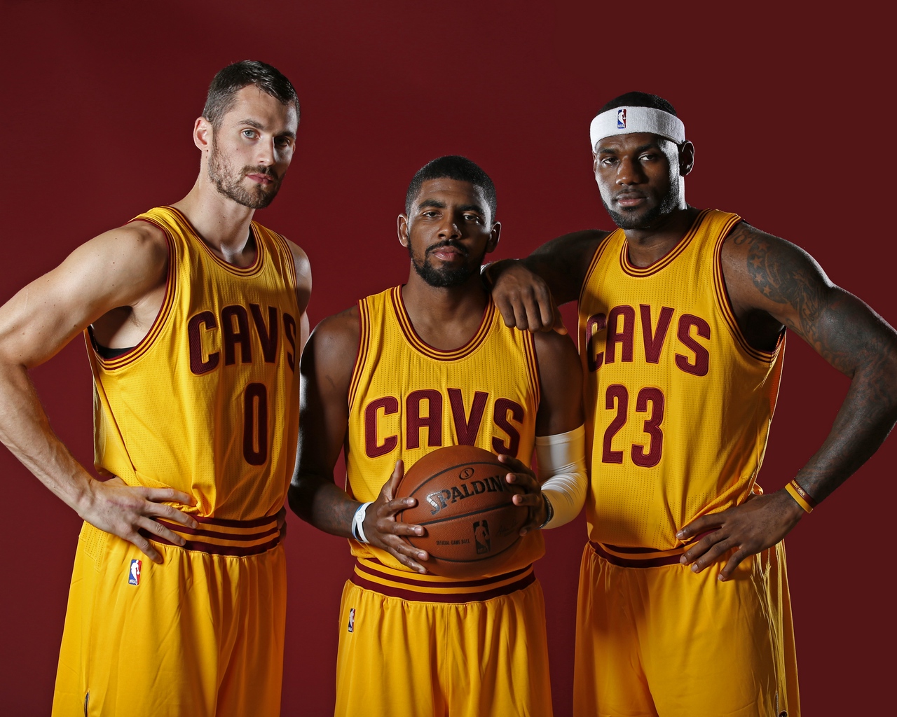 Wallpaper Cleveland Cavaliers, Kyrie Irving, Kevin - Trio Nba - HD Wallpaper 