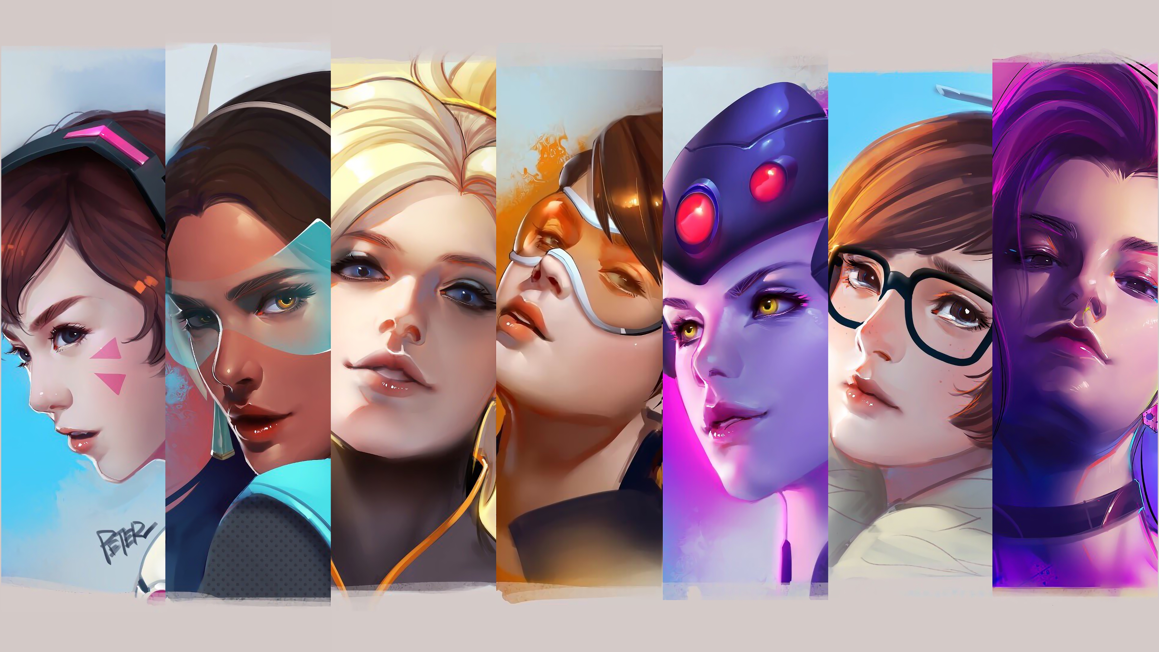 Overwatch Females - HD Wallpaper 