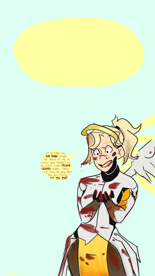 Pink Mercy Iphone Background - HD Wallpaper 