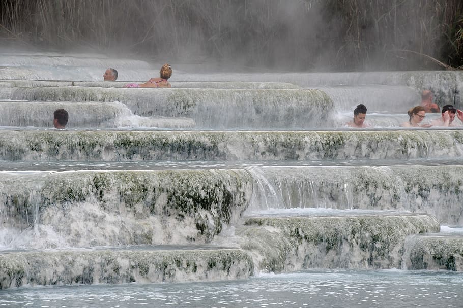 Italy, Tuscany, Saturnia, Hot, Springs, Terme, Thermal, - Saturnia - HD Wallpaper 