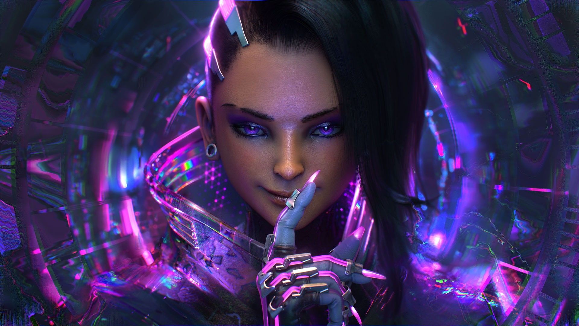 Sombra Overwatch Wallpaper Hd - HD Wallpaper 