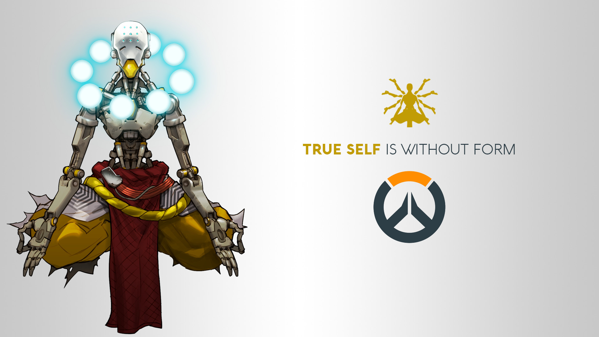 Zenyatta Overwatch Concept Art - HD Wallpaper 