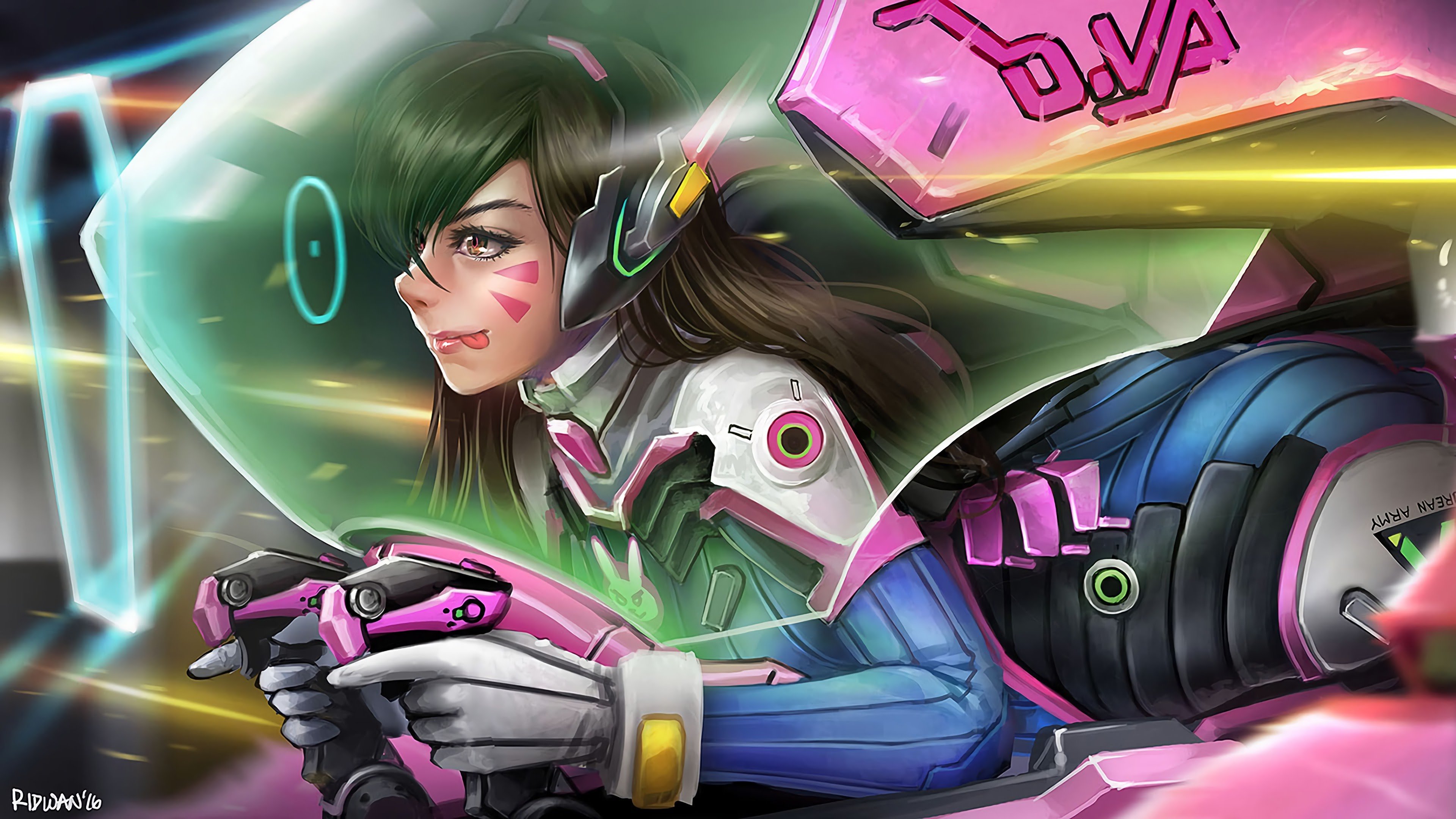 Va High Quality Background Id - Dva Overwatch Art - HD Wallpaper 