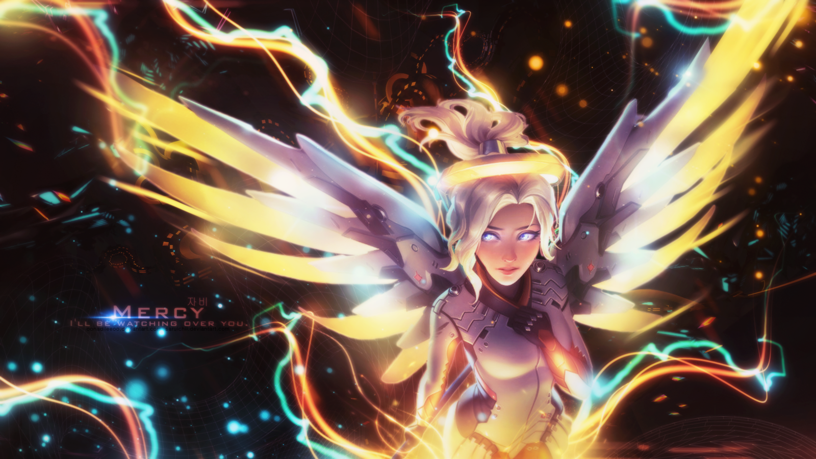 Overwatch Mercy Wallpaper Hd - 1600x900 Wallpaper - teahub.io