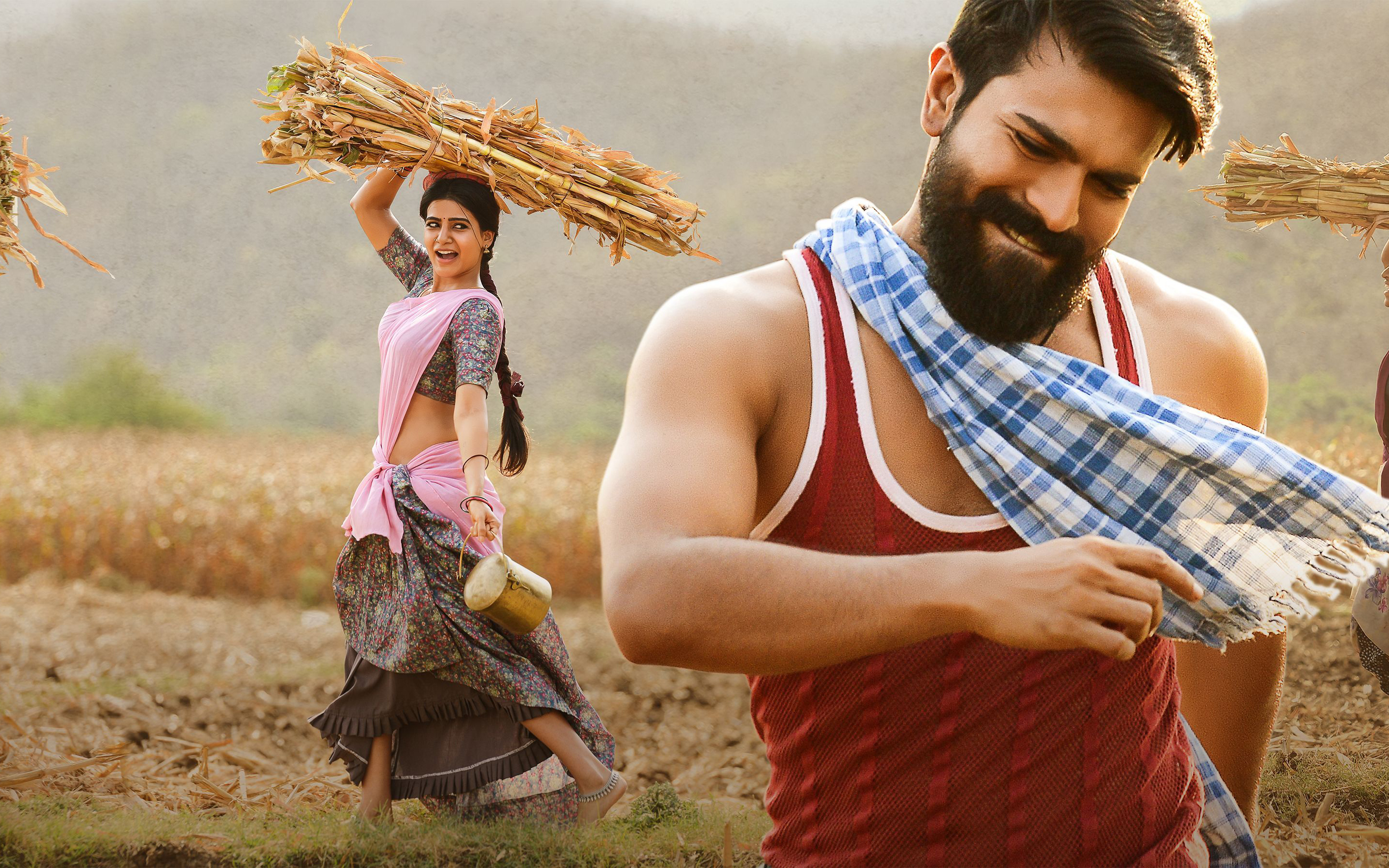 Samantha Ram Charan In Rangasthalam504571614 - Ram Charan Photos Coming Rangasthalam - HD Wallpaper 