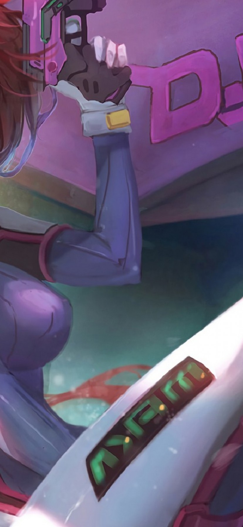 Iphone Xr Overwatch Wallpaper - Overwatch D Va Yandere - HD Wallpaper 