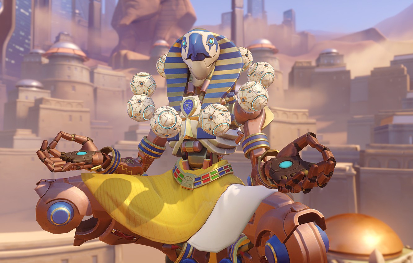 Photo Wallpaper Fiction, Art, Android, Assana, Zenyatta - Overwatch Soldier Daredevil 76 - HD Wallpaper 