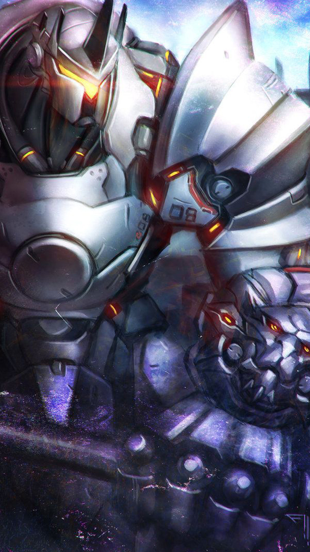 Reinhardt Dragon Slayer Overwatch Wallpaper Iphone - Reinhardt I Am Your Shield - HD Wallpaper 