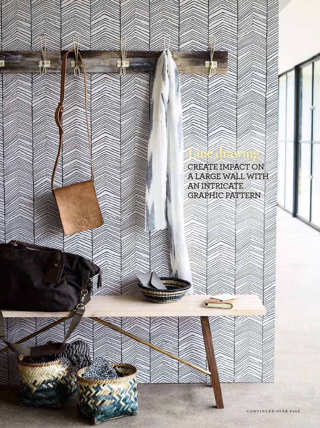 Ferm Living Herringbone Behang - HD Wallpaper 