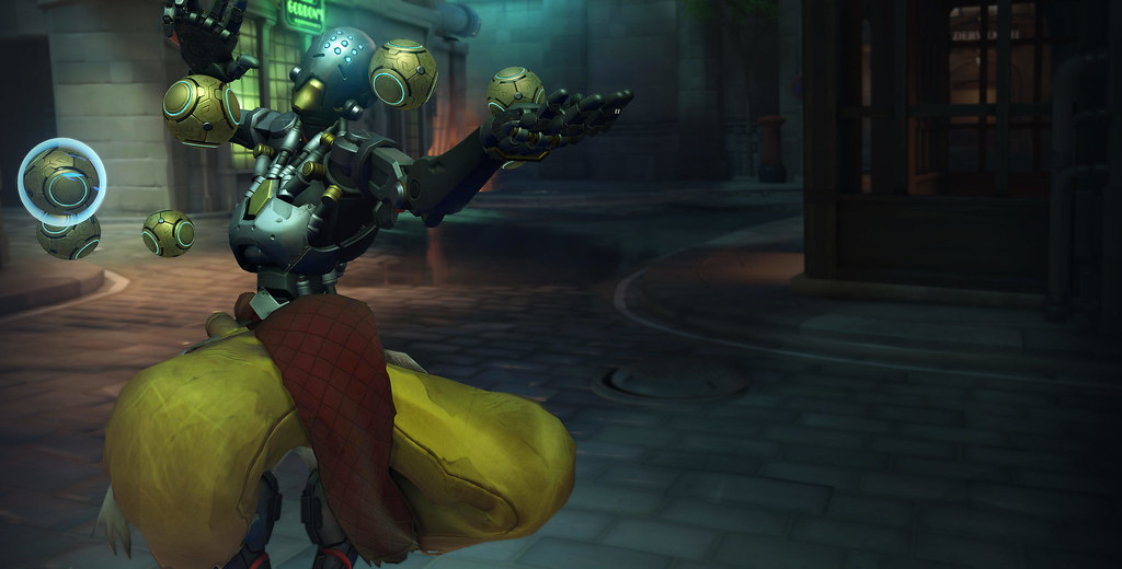 Overwatch Zenyatta Shooting - HD Wallpaper 