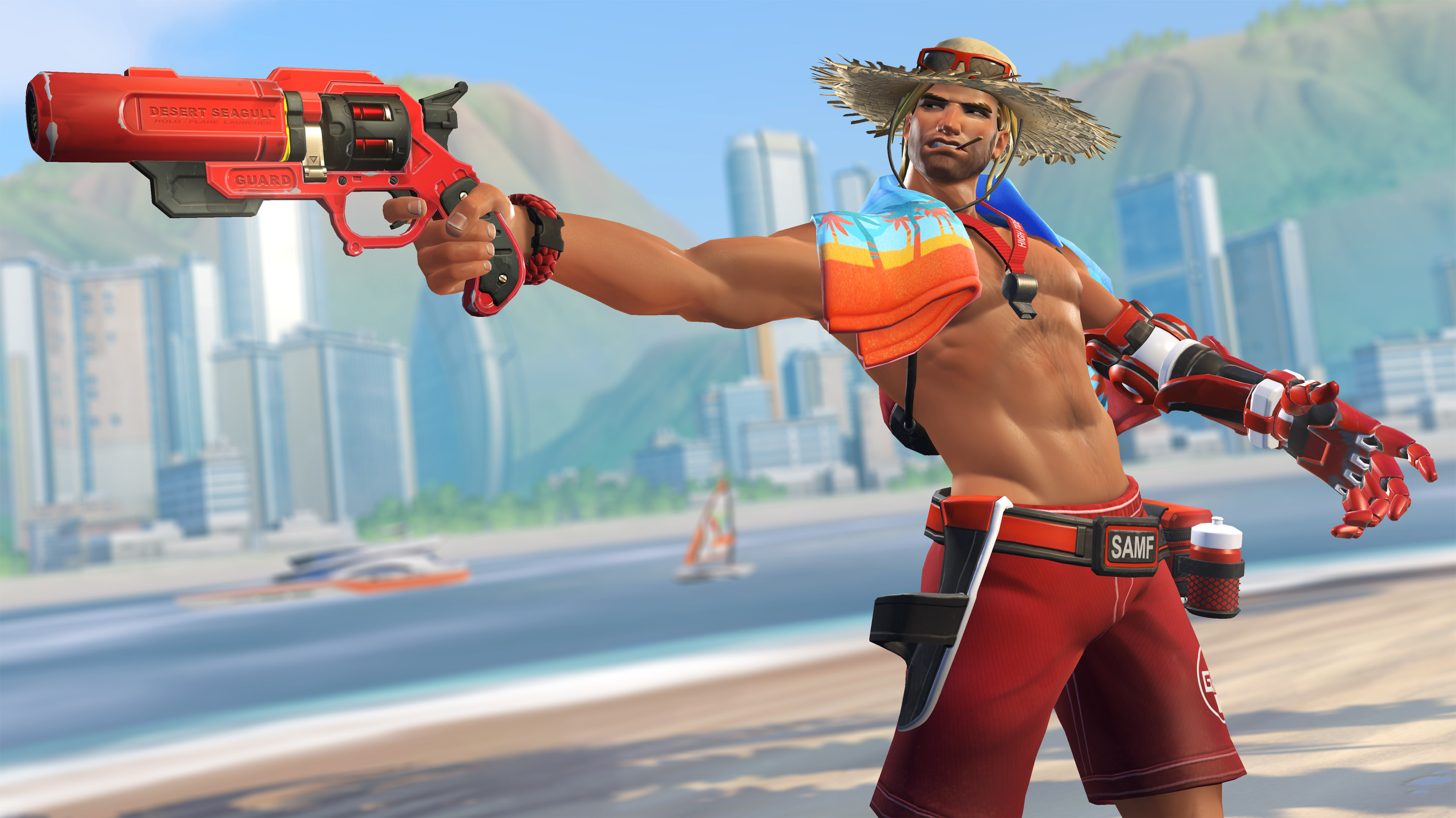 Overwatch Summer Games 2017 Mccree - HD Wallpaper 