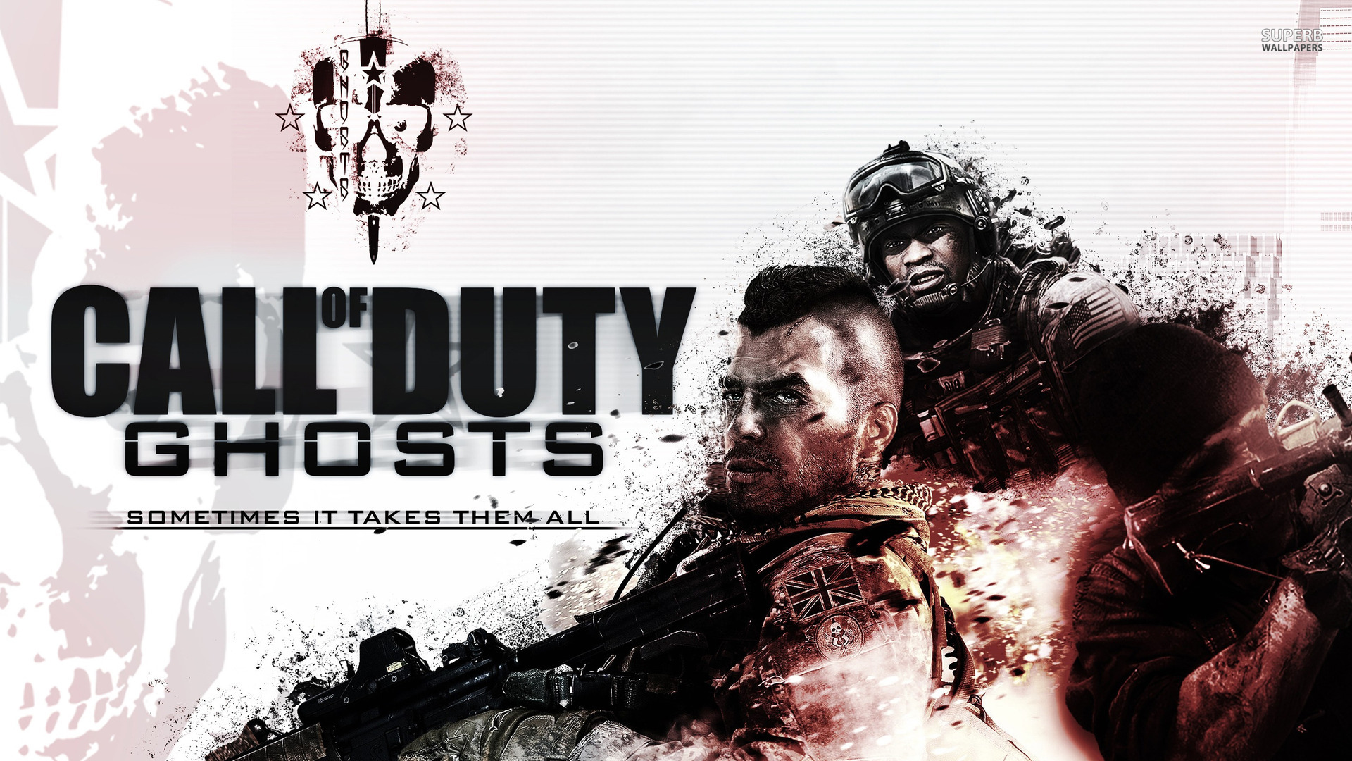 Hd Wallpaper 1920x1080 Ghost Cod - HD Wallpaper 