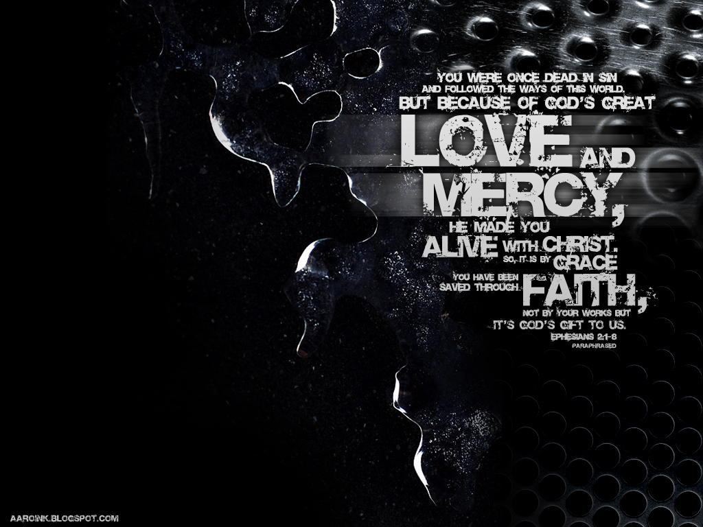 Love And Mercy Ephesians - Bible Verse Hd Wallpaper Black - HD Wallpaper 