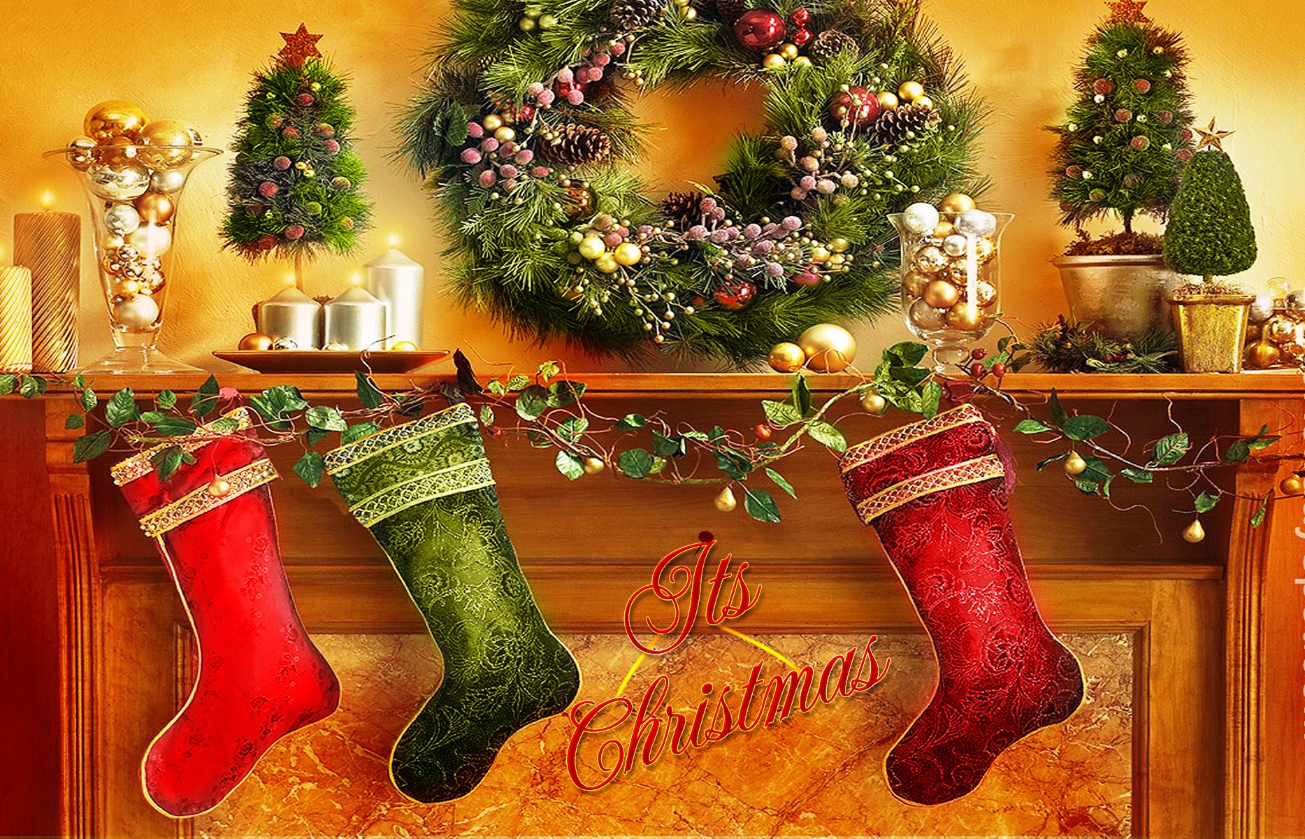 Christmas Wallpapers ~ Christmas Idol - Background Wallpaper Merry Christmas - HD Wallpaper 