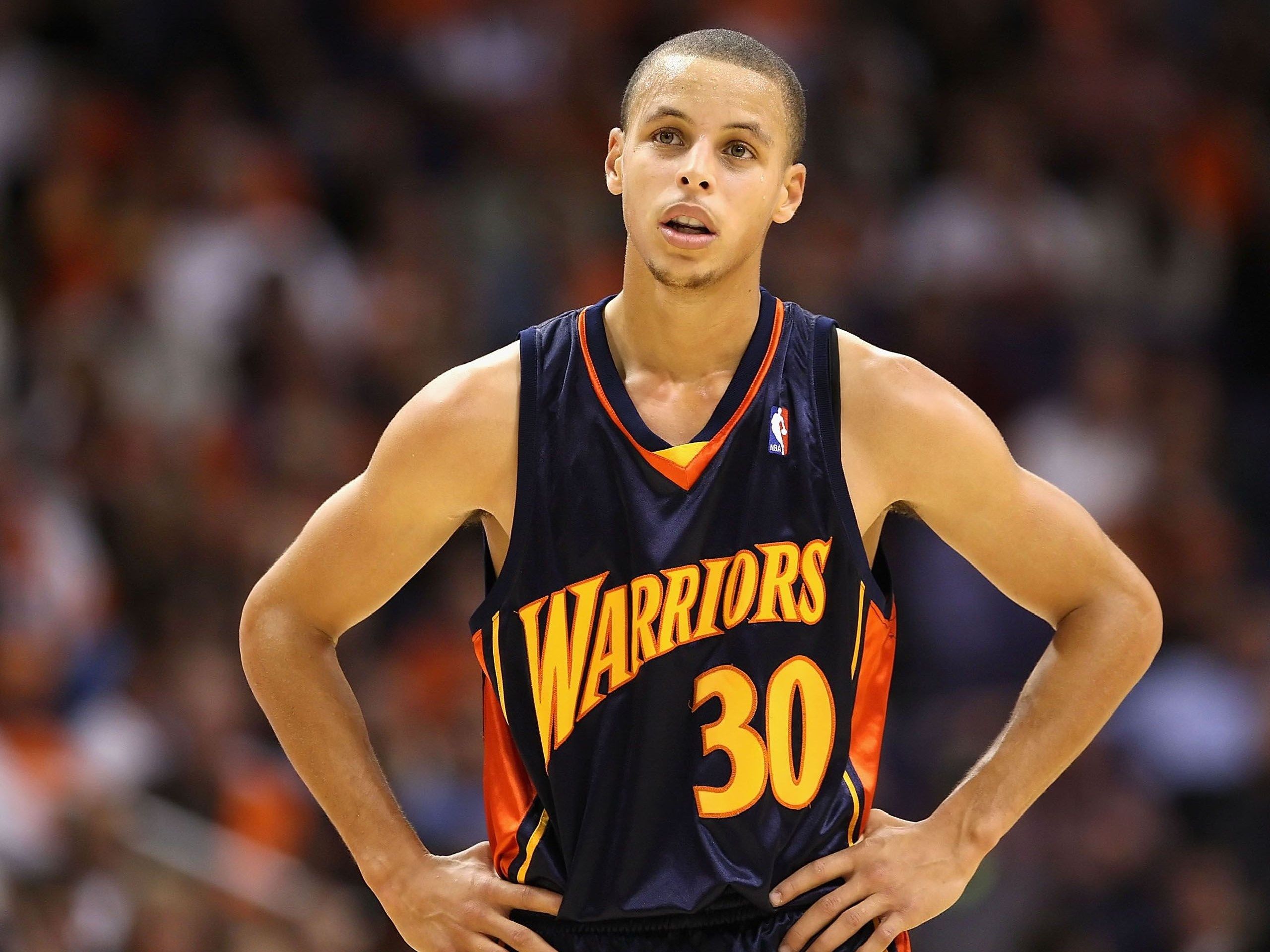 Wallpaper Stephen Curry, Basketball, Golden State Warriors, - Steph Curry Old Jersey - HD Wallpaper 