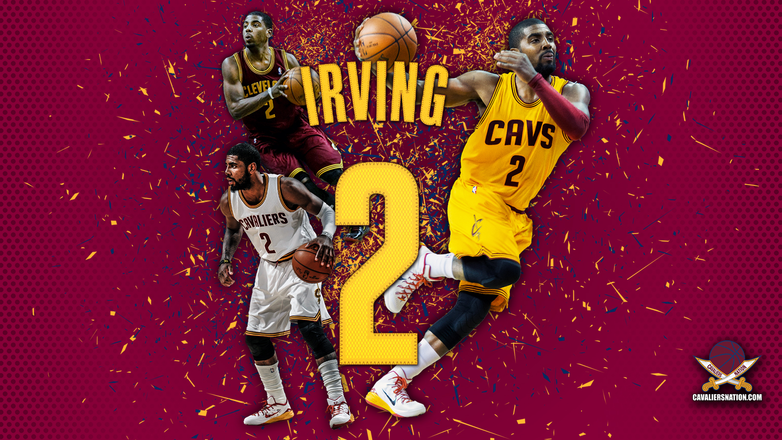 Kyrie Irving Wallpaper - Cleveland Cavaliers - HD Wallpaper 
