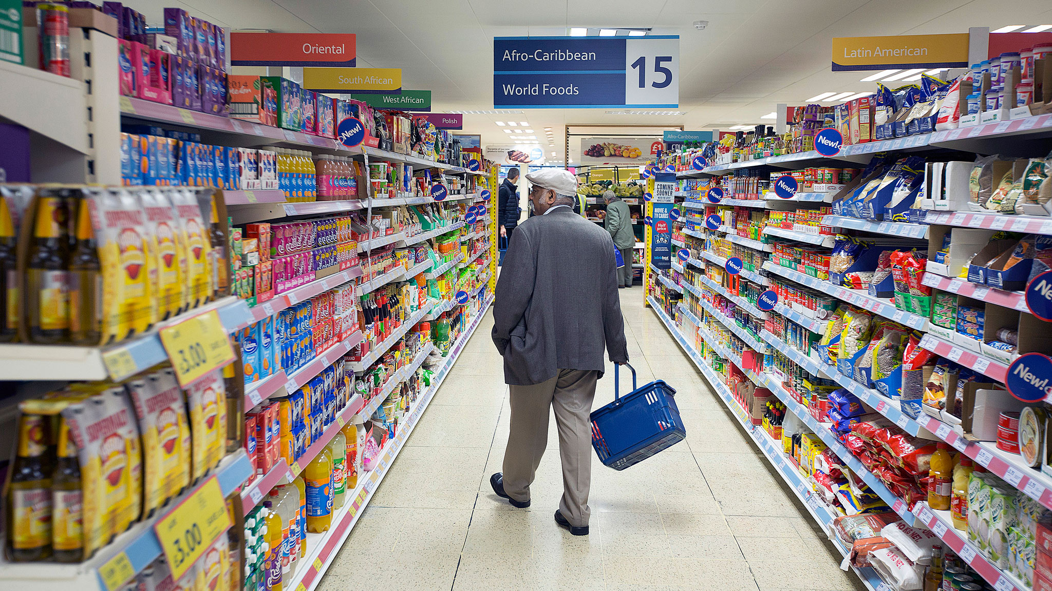 Inside A Supermarket Uk - HD Wallpaper 