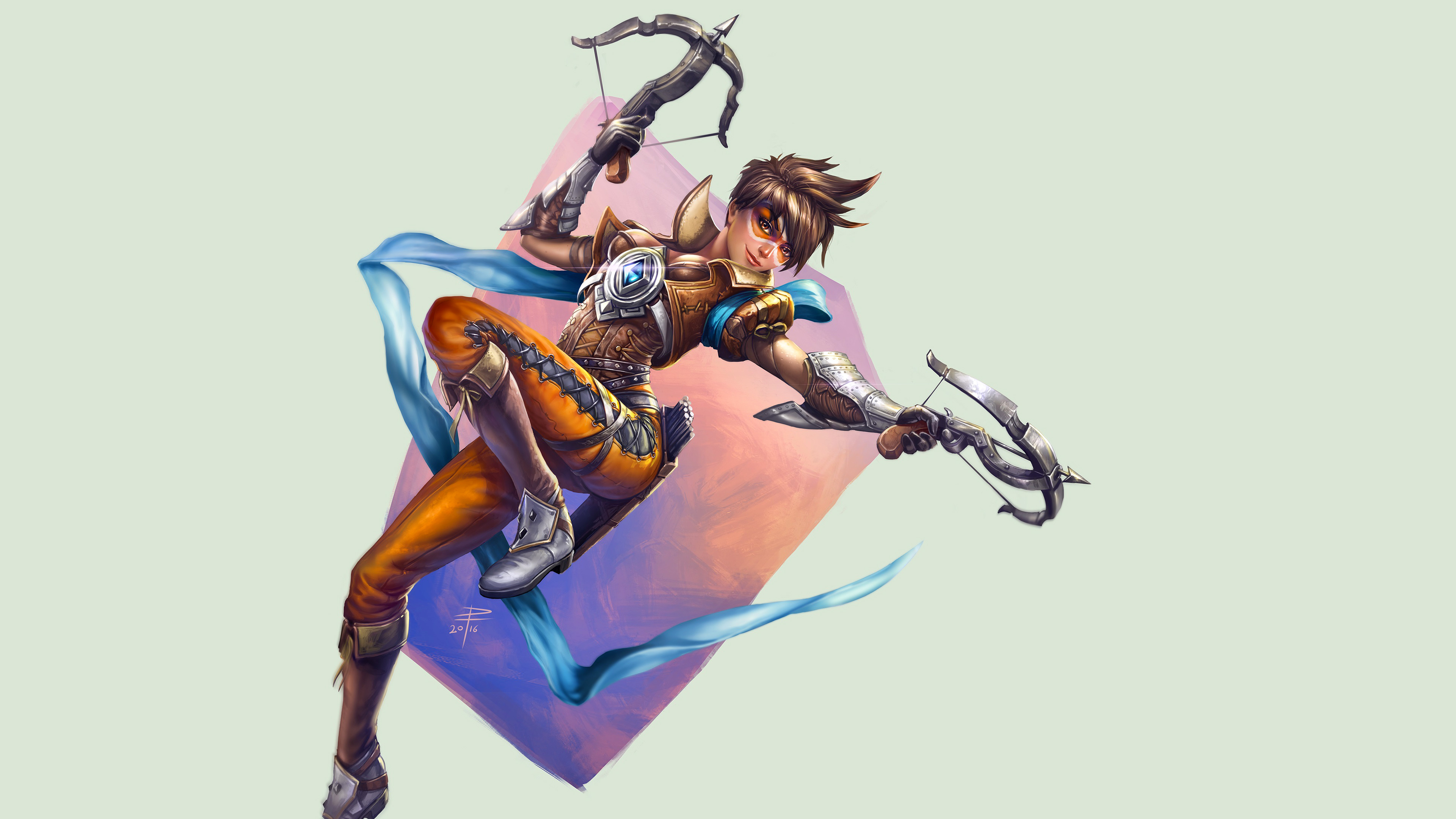 4k Tracer Overwatch Wallpapers Hd Wallpaper - Overwatch Wallpaper Fan Art - HD Wallpaper 