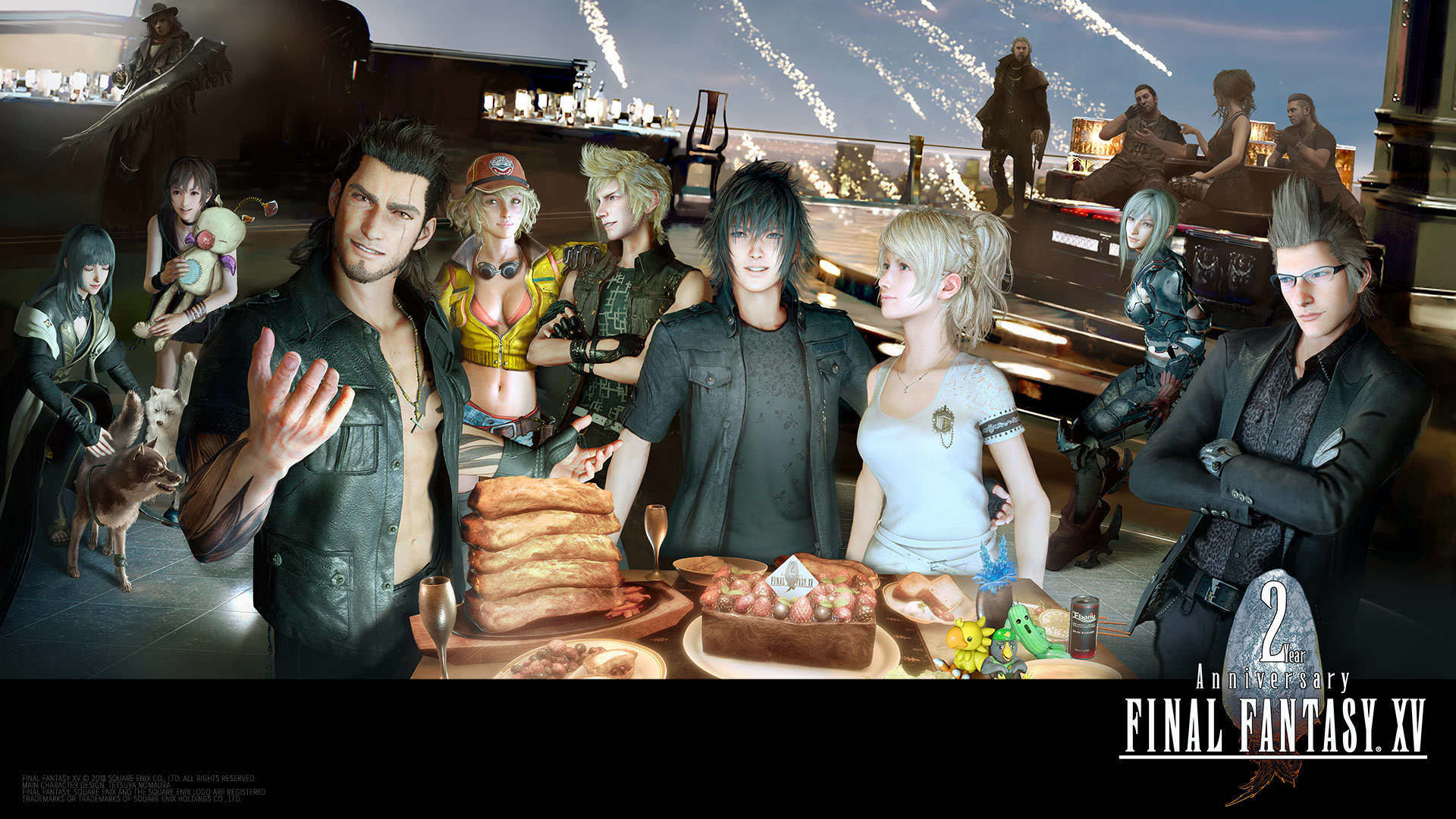 Ffxv,noobfeed,2nd Anniversary, - Final Fantasy 13 2 Collectors - HD Wallpaper 