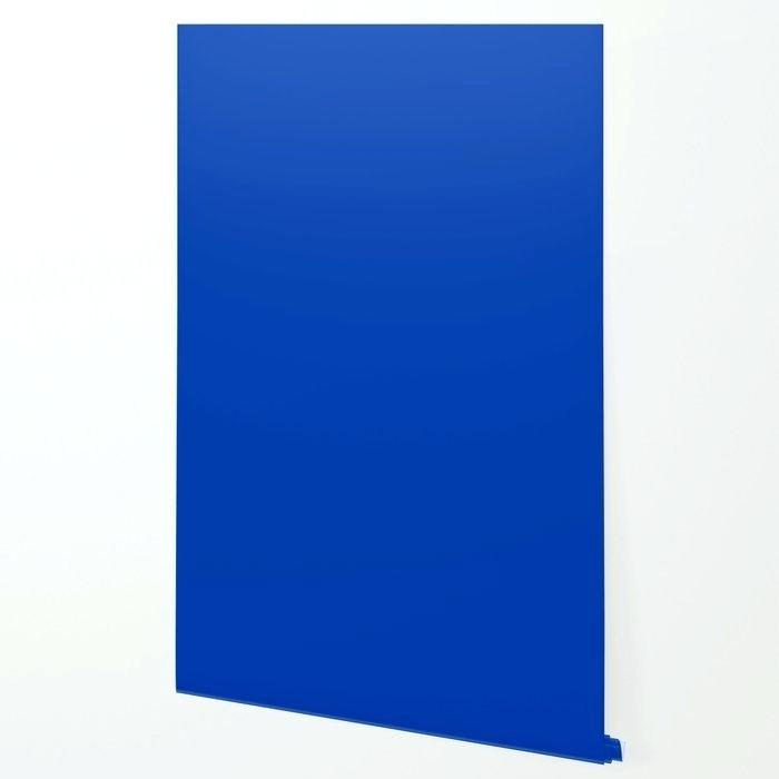Solid Color Wallpaper Royal Azure Black - Blue - HD Wallpaper 
