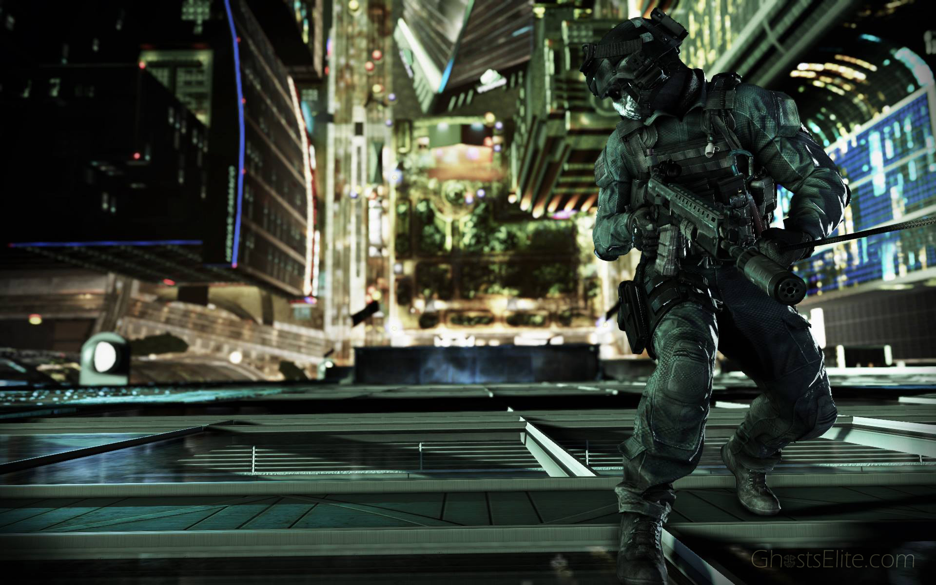 Call Of Duty Ghosts Wallpaper Skyscraper - Call Of Duty Ghosts Caracas - HD Wallpaper 