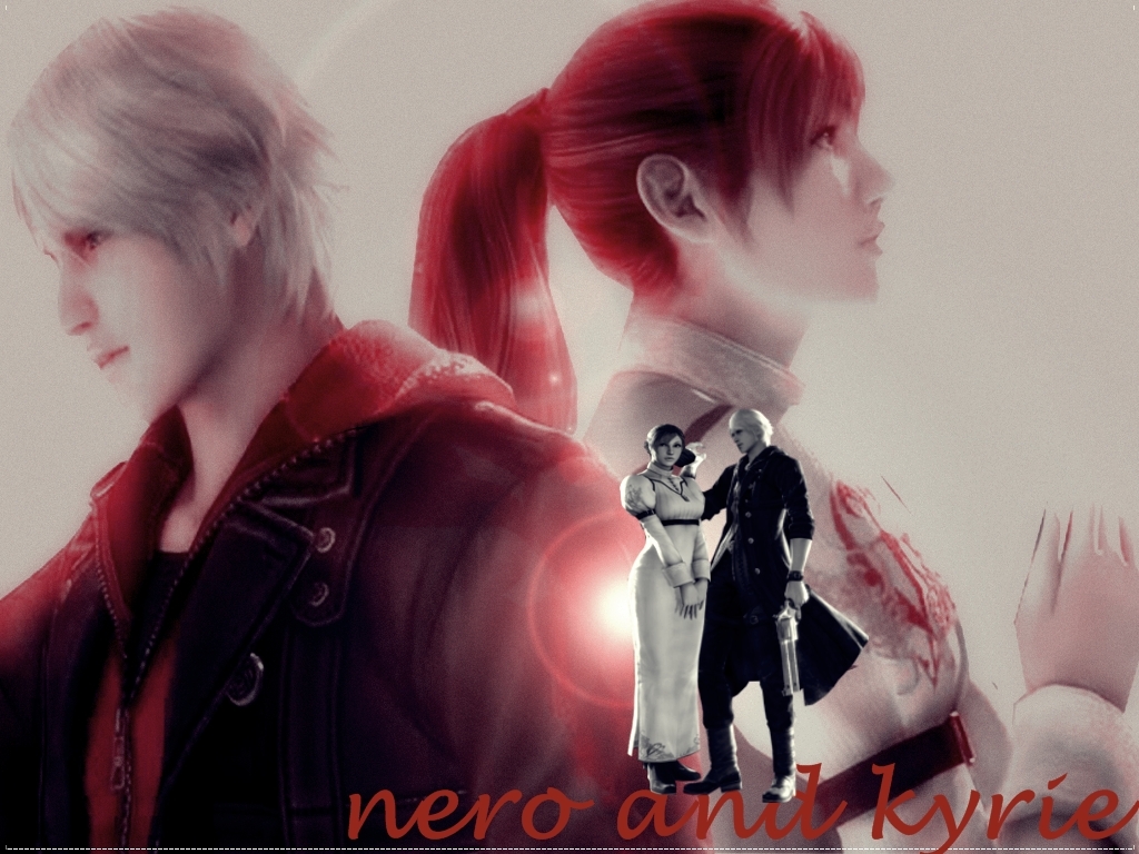 Nero And Kyrie - Dmc4 Nero And Kyrie - HD Wallpaper 