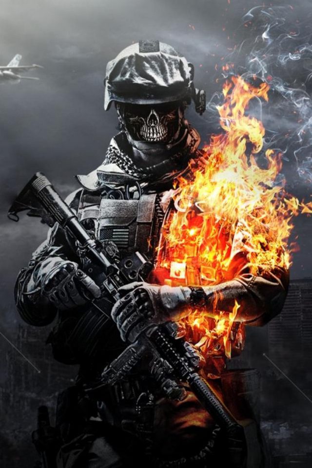 Call Of Duty Ghosts Skull Iphone Wallpaper - Call Of Duty Wallpaper For Mobile - HD Wallpaper 