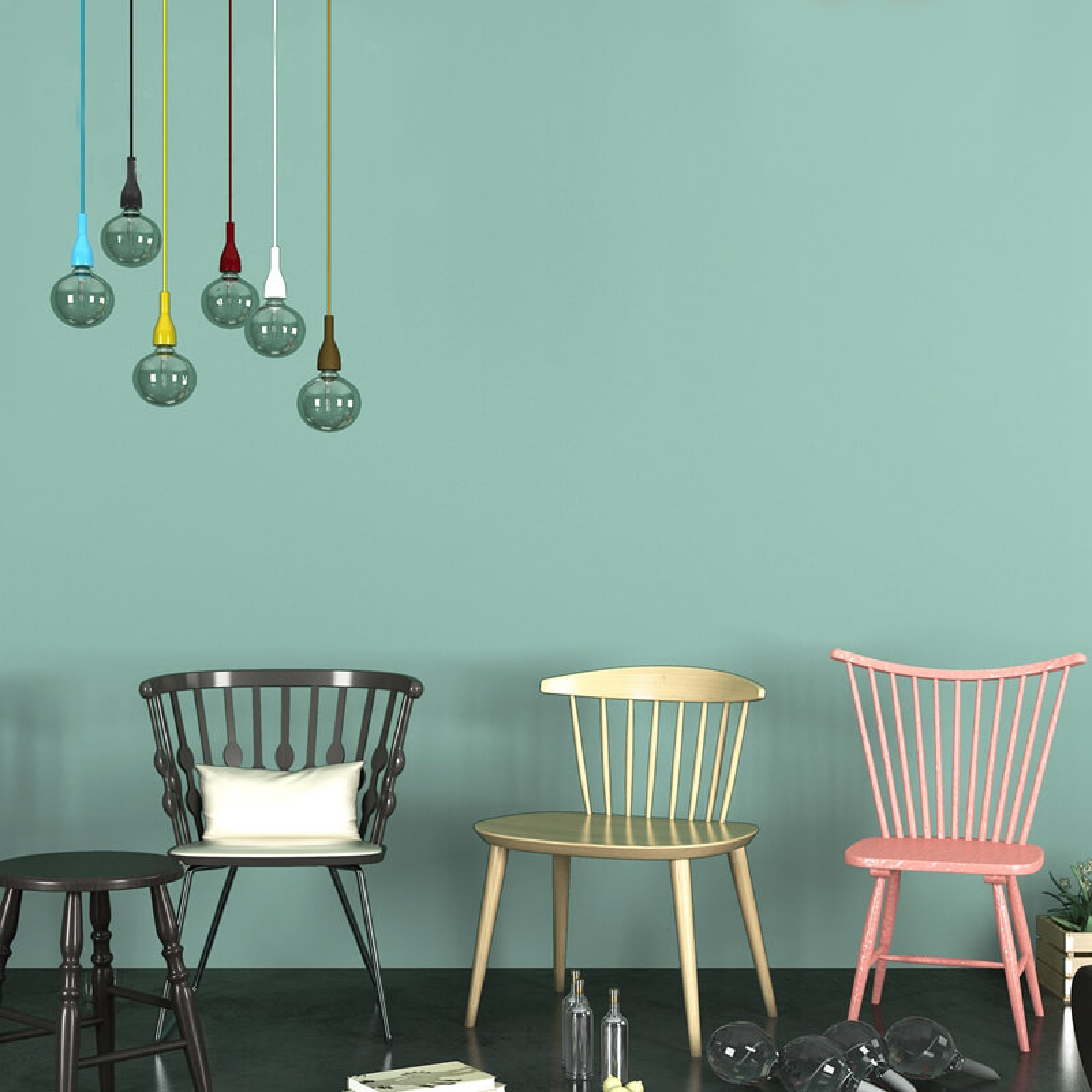 8ft Solid Color Matte Living Room Bedroom Modern Minimalist - Wallpaper - HD Wallpaper 