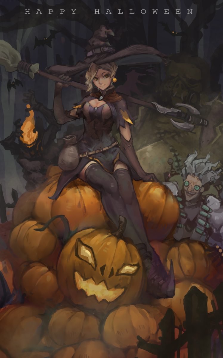 Overwatch Halloween 2017 Art - HD Wallpaper 