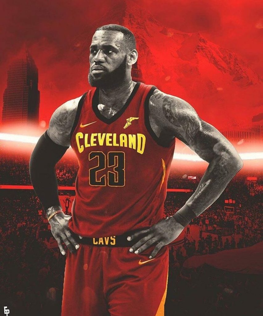 Cleveland Cavaliers New Jersey Looks Savage On Lebron - Lebron James Wallpaper New - HD Wallpaper 