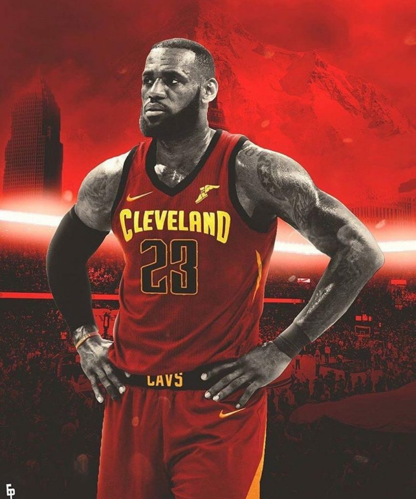 lebron james red