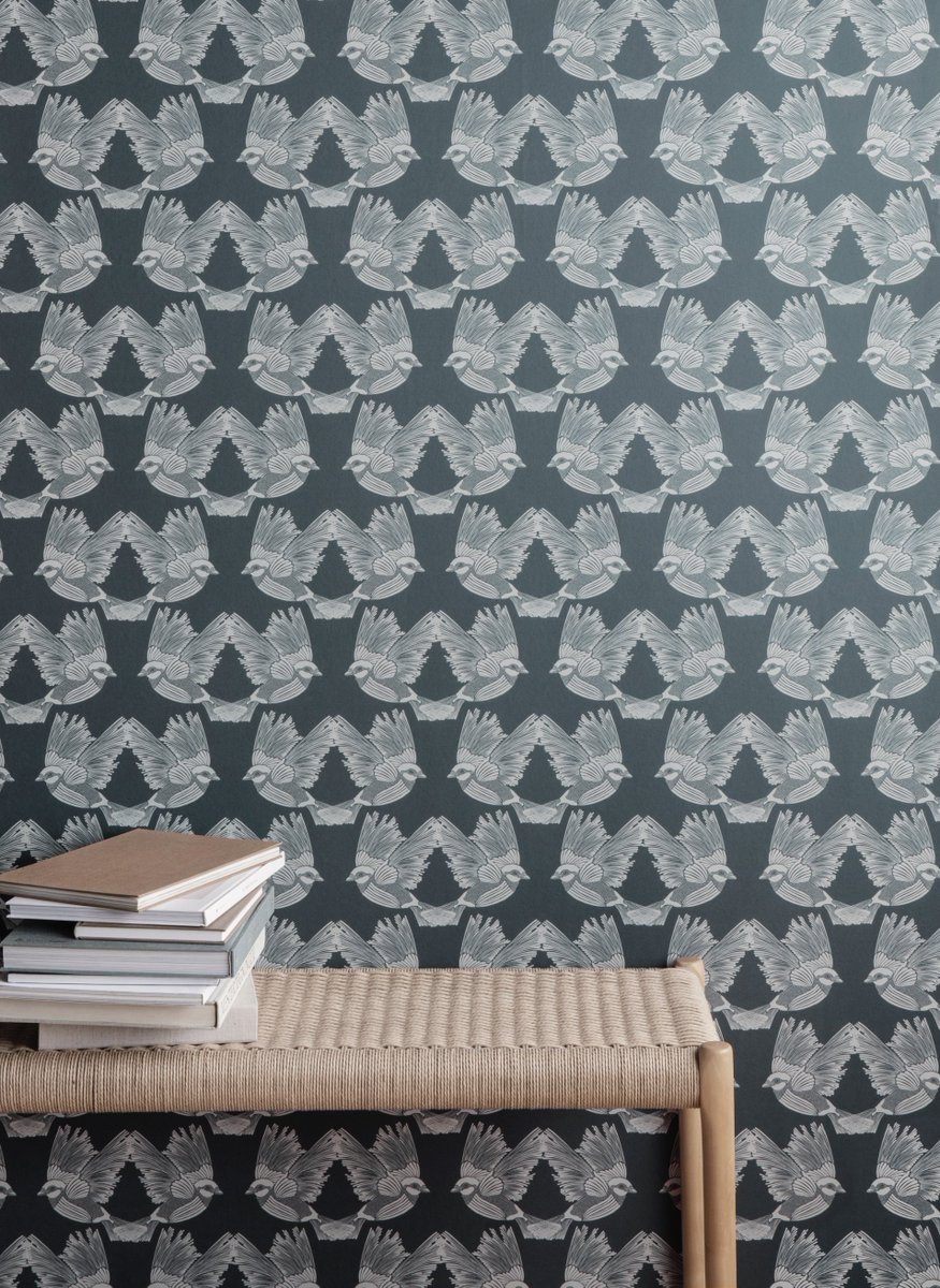 Birds Wallpaper Ferm Living - HD Wallpaper 