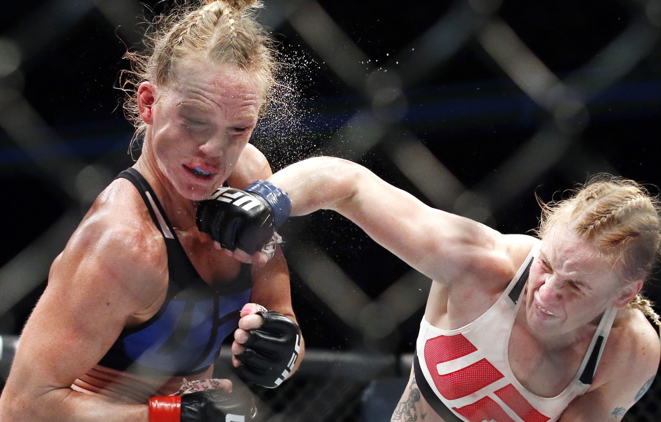Photo Wallpaper Mma, Pain, Ufc, Female, Mixed Martial - Valentina Shevchenko Vs Holly Holm - HD Wallpaper 